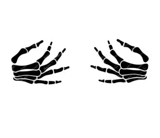 Skeleton Hands SVG