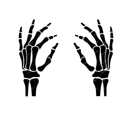 Skeleton Hands SVG