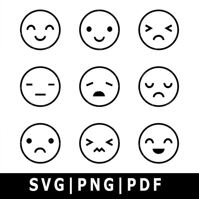 Smile Svg Bundle Happy Face Svg Smiley Face Svg Bundl Vrogue Co