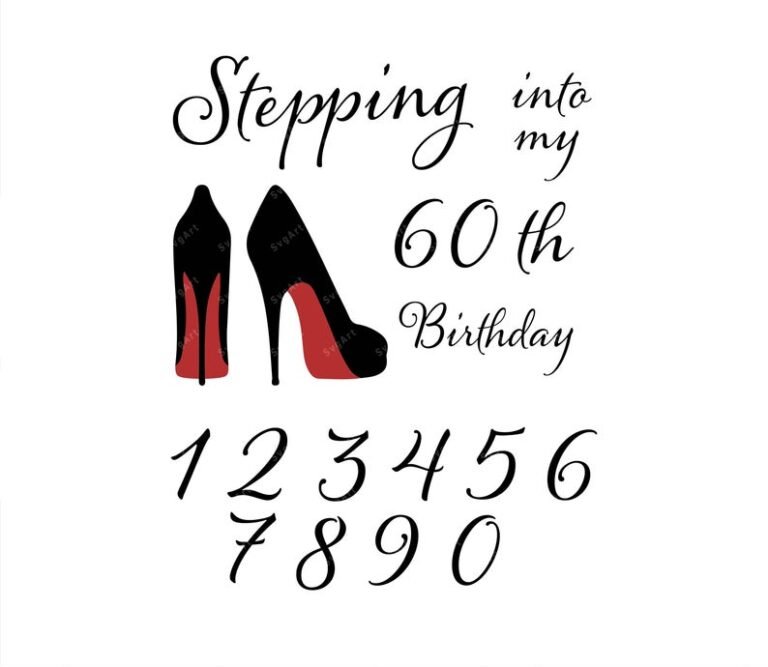 Stepping Into My Birthday Like A Boss Svg Png Pdf Custom Numbers