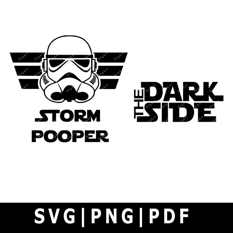 Storm Pooper SVG, PNG, PDF, Cricut, Silhouette, Cricut svg, Silhouette