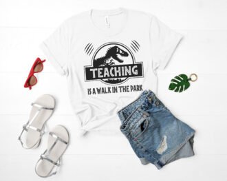 Teachersaurus SVG, PNG, PDF, Teaching svg, Walk in the Park svg, Gift for Teachers svg