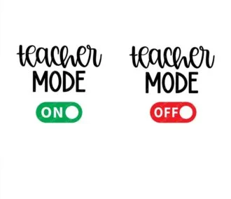 Teacher Mode ON Svg