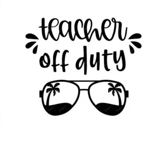 Teacher Off Duty SVG