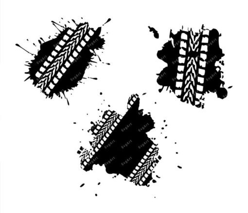 Tire Track SVG
