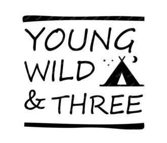 Young Wild & Three SVG