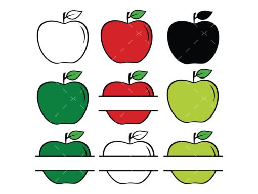 Apple SVG bundle