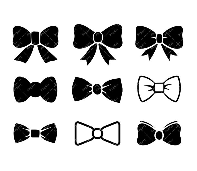 Bow Tie SVG, PNG, PDF, Cheer Bow Svg, Bow Design, Boy Bow Svg, Girl Bow ...