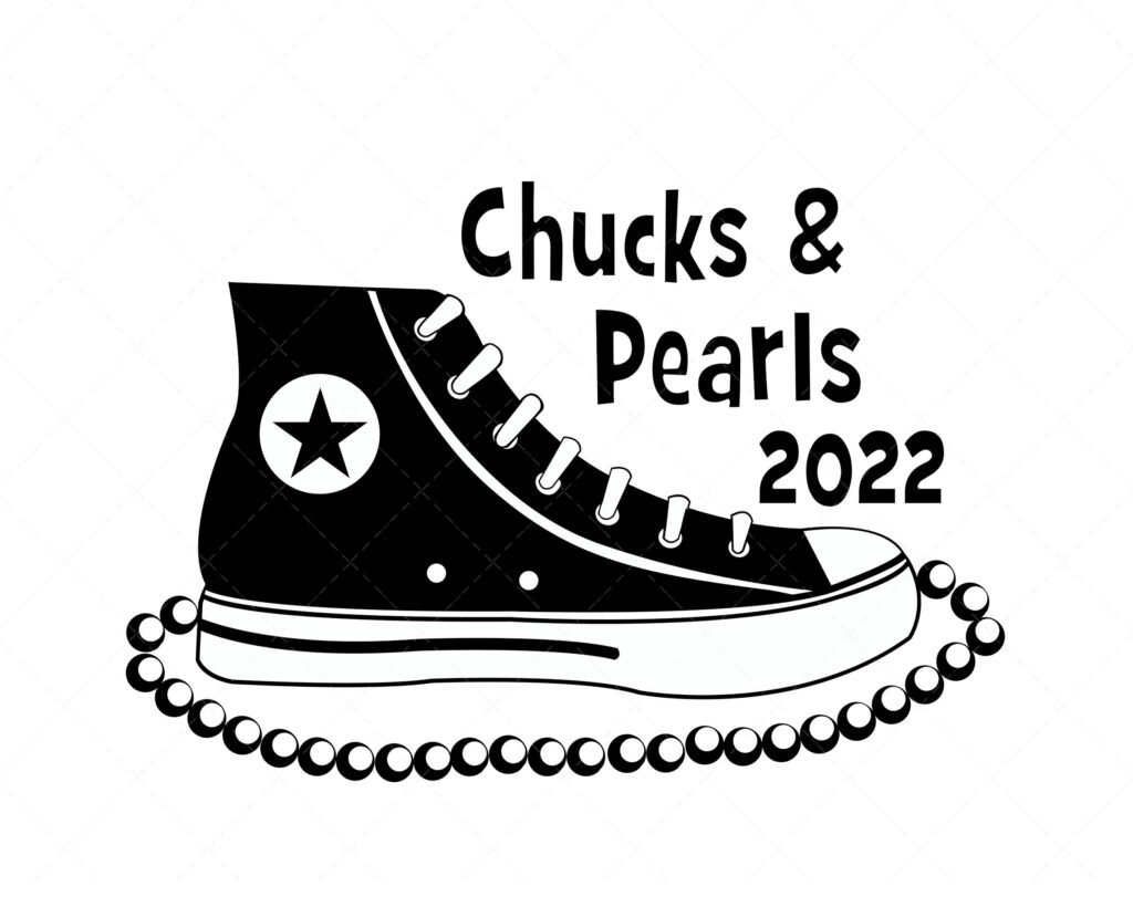 chucks and pearls svg 2022