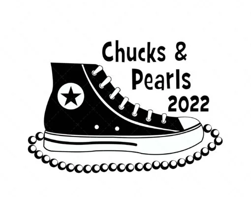 chucks and pearls svg 2022