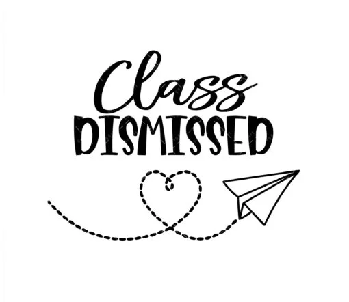 Class Dismissed SVG