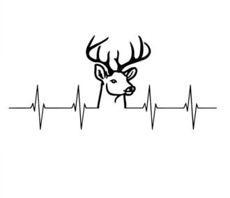 Deer Heartbeat SVG