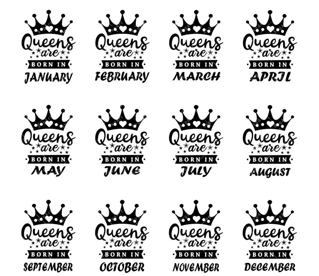 Birthday Queen SVG