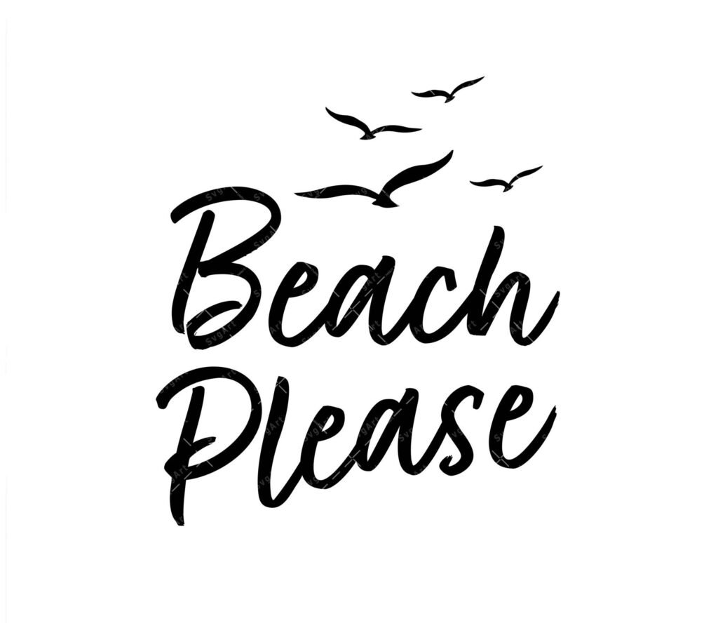 Beach Please SVG