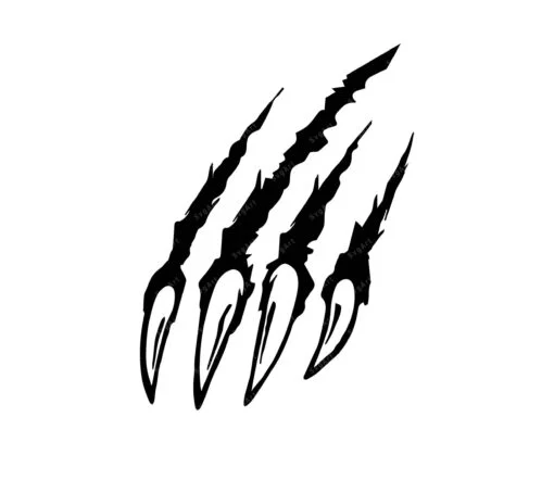 Claw Scratches Svg