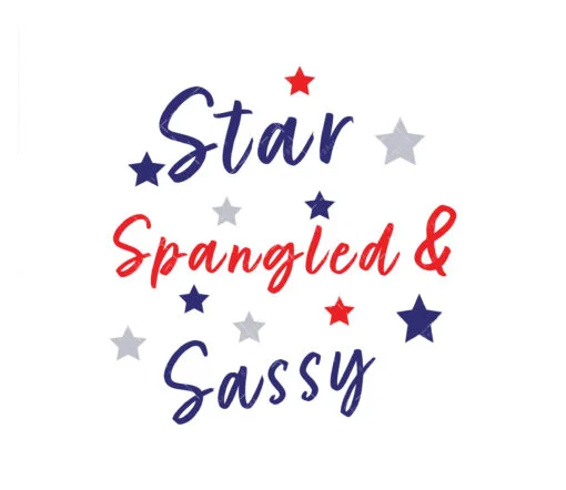 Star Spangled and Sassy SVG