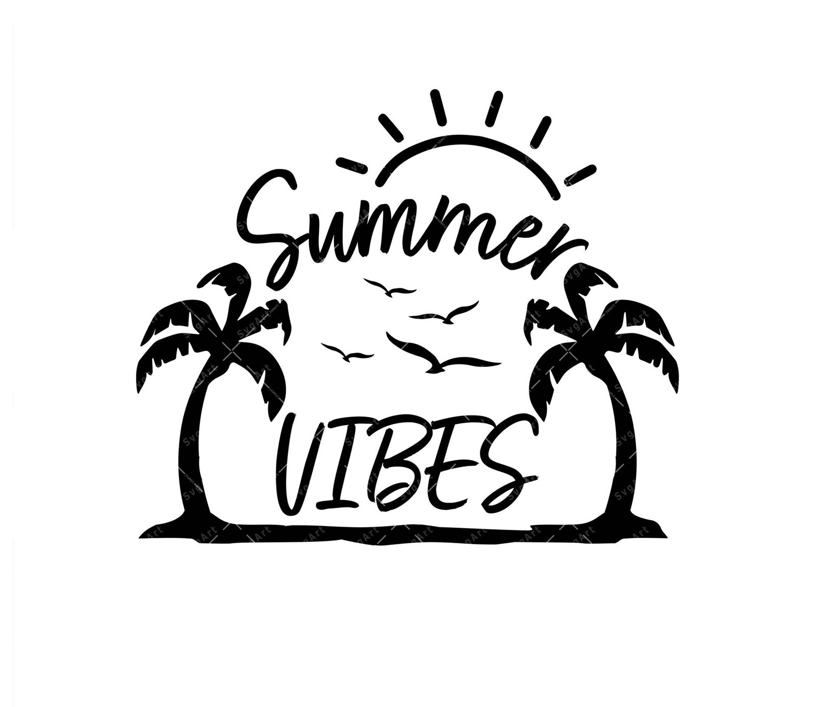 Summer Vibes Svg Beach T Shirt Design Vacation Svg Beach Svg Aloha Beaches Svg Ocean Svg 6322
