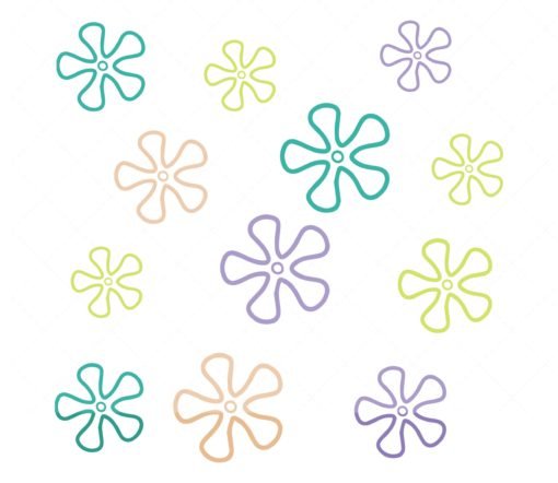 Bikini Bottom Flowers SVG