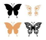 Layered Butterfly SVG