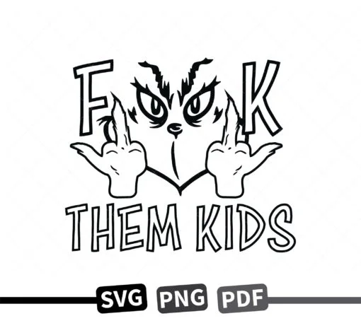 Grinch Face Svg