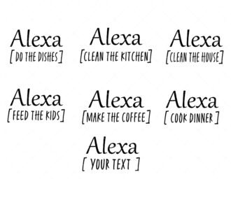 Ask Alexa Bundle SVG cut files
