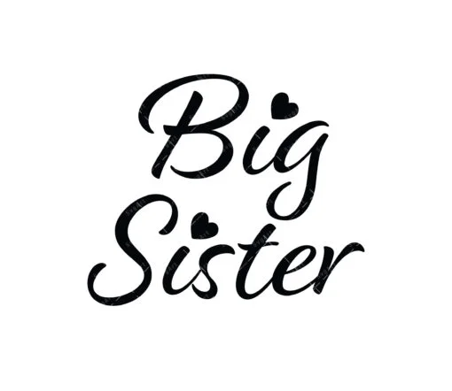 big sister svg