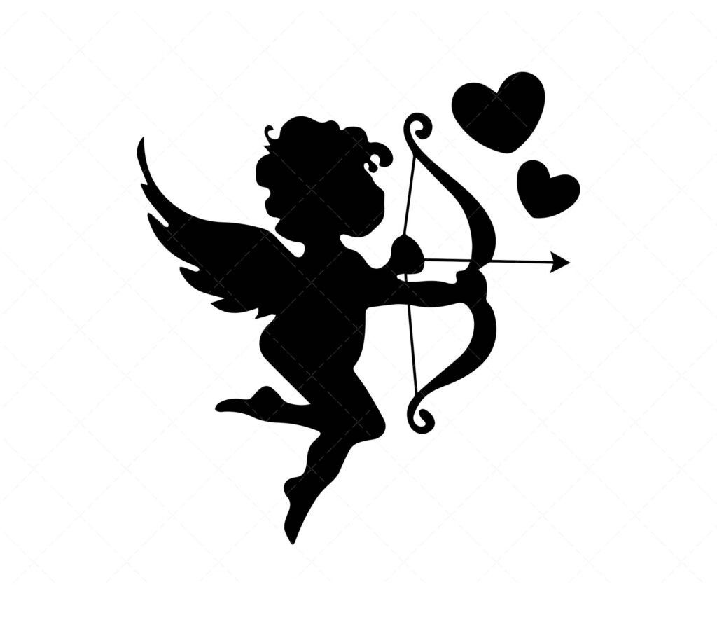 Cupid SVG, PNG, PDF, Cupid Cut File, Valentines day Svg