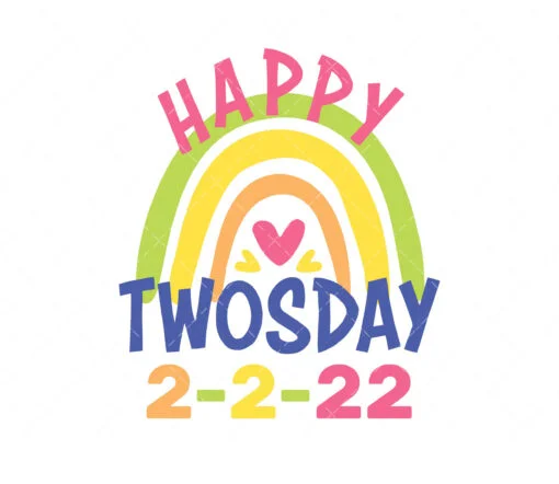 Happy Twosday SVG
