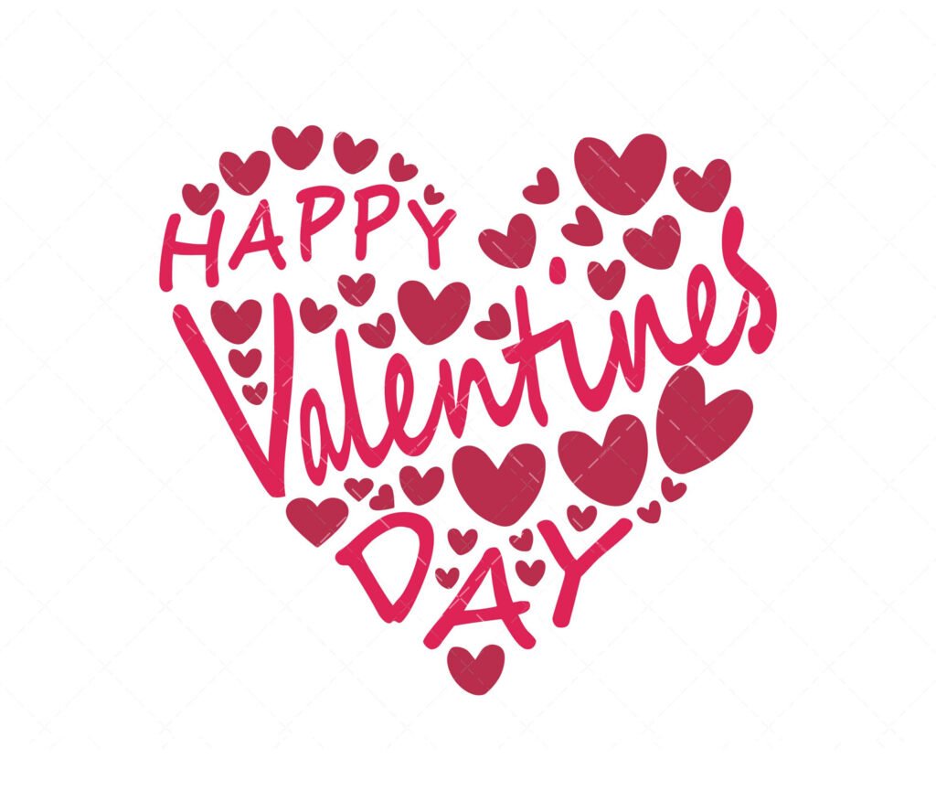 Happy Valentine’s Day SVG, PNG, PDF, Valentine’s Day SVG, Heart SVG file