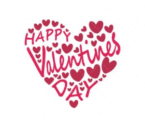 Happy Valentine’s Day SVG, PNG, PDF, Valentine’s Day SVG, Heart SVG