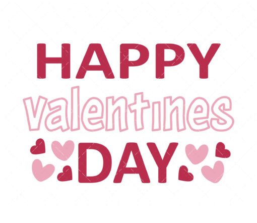 Happy Valentines day SVG