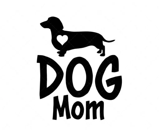 Dachshund mom svg