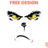 Free Grinch Face SVG