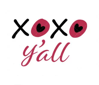 xoxo y'all svg