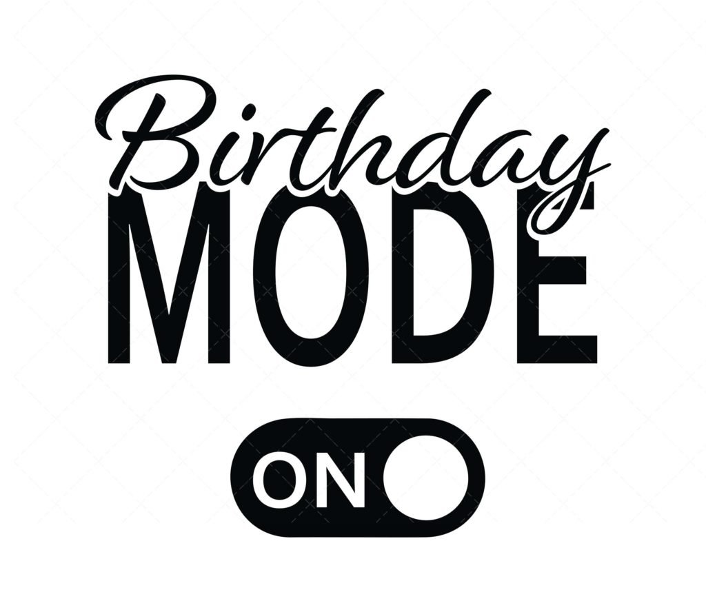 Birthday Mode On SVG