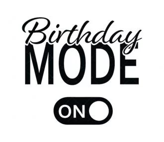 Birthday Mode On SVG