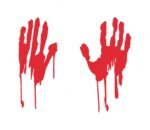 Bloody Hand Print SVG