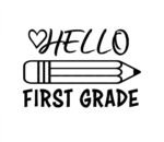 Hello First grade SVG