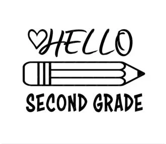 Hello Second Grade SVG