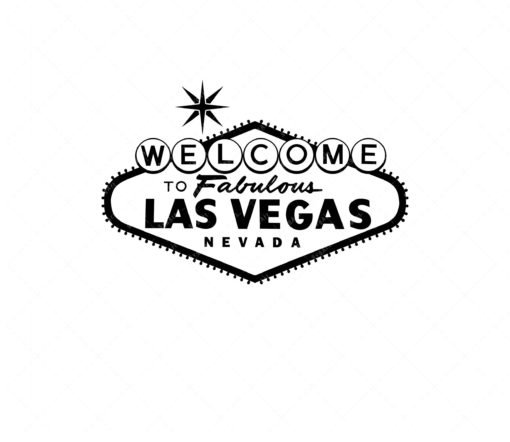 Las Vegas Sign SVG, PNG, PDF, Welcome Sign SVG