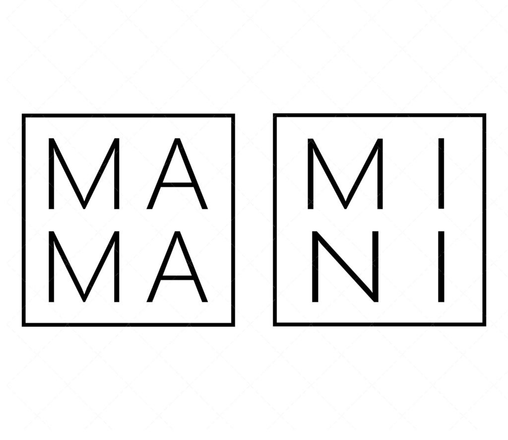 Mama & Mini SVG