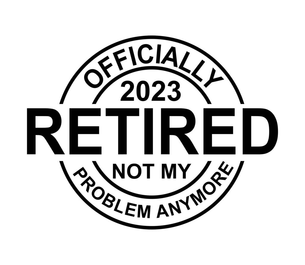 Officially Retired SVG, PNG, PDF, Retired 2023