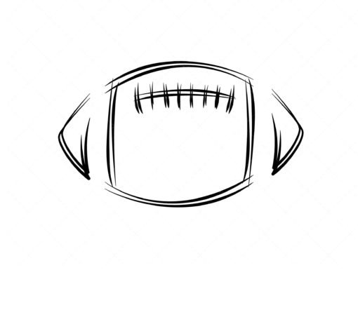 Sketch Football SVG