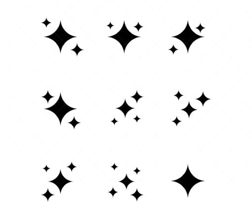 Sparkle SVG, PDF, Star SVG, Sparkle clipart