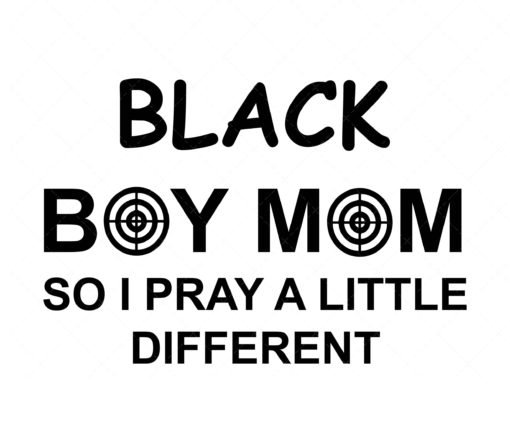 Black Boy Mom SVG