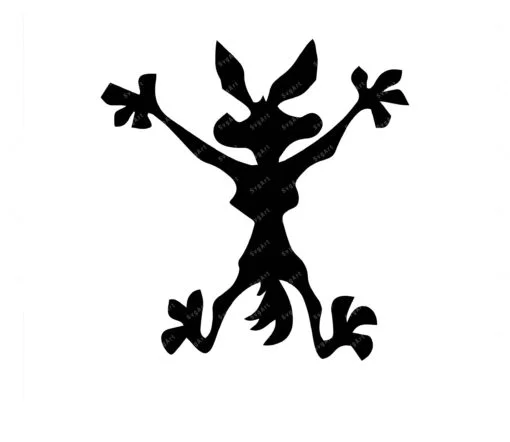 coyote splat svg