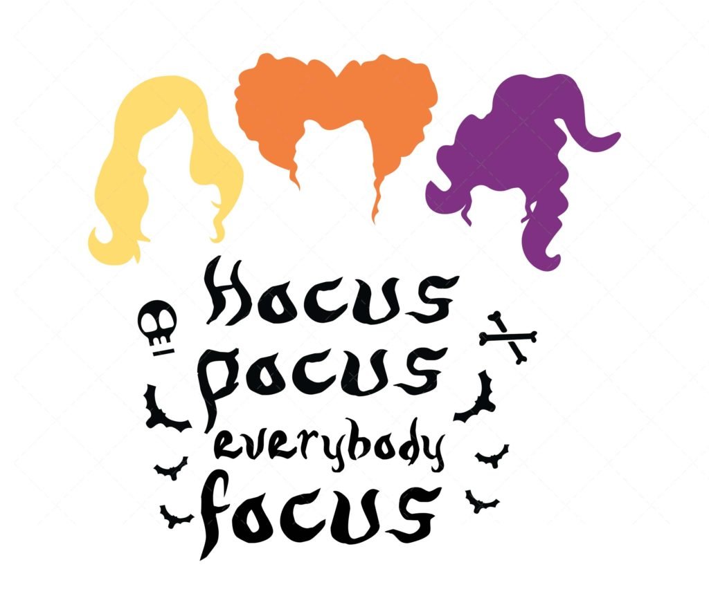 Hocus Pocus SVG, PNG, PDF, Sanderson Sisters SVG