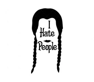 i hate people svg