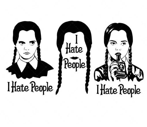 I Hate People SVG Bundle