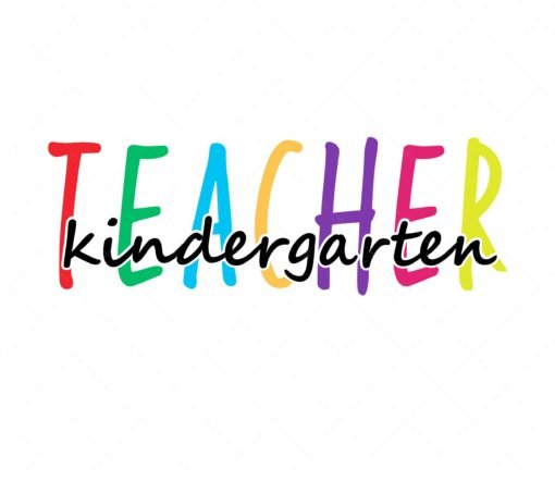Kindergarten Teacher SVG